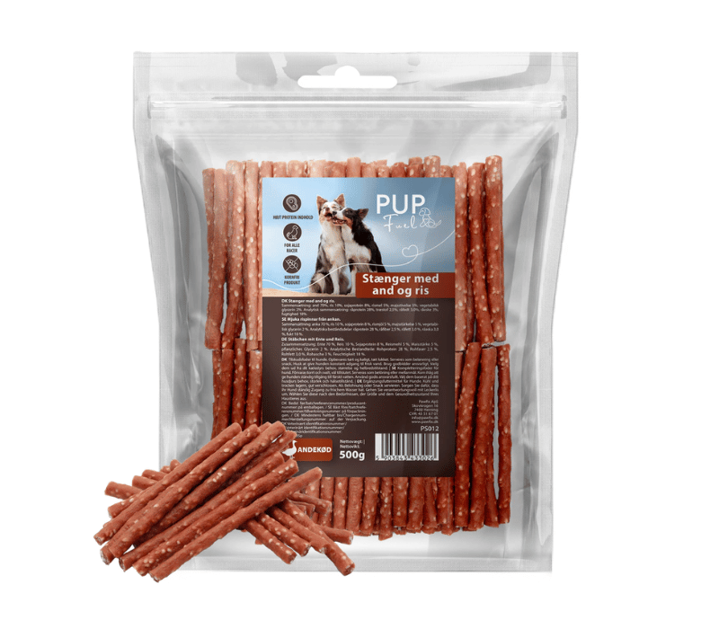 Pupfuel St�nger med And & Ris