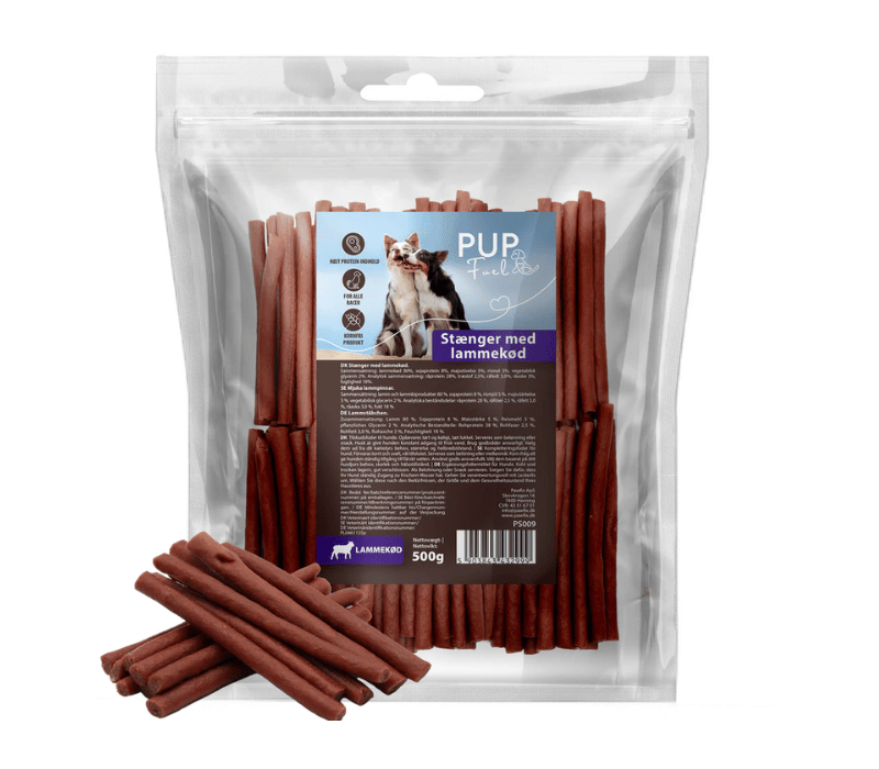 Pupfuel St�nger med lammek�d