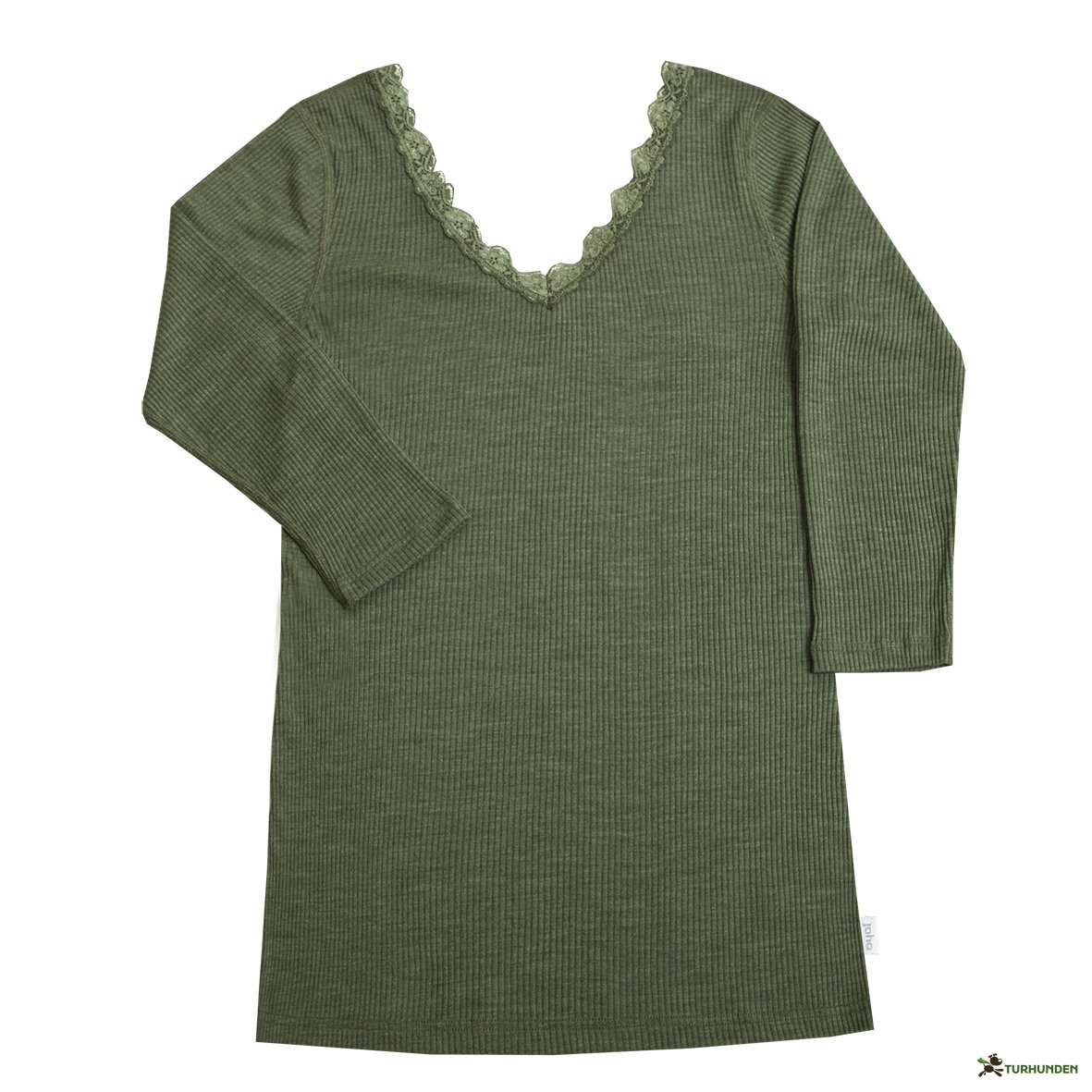 Kate bluse med 3/4 rme / 70% Uld 30% Silke