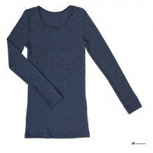 Emily Langrmet bluse / 85% Uld 15% Silke