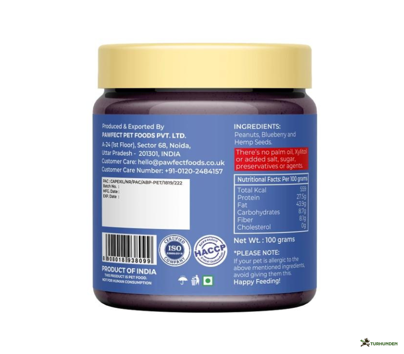 Pawfect  Peanutbutter med bl�b�r