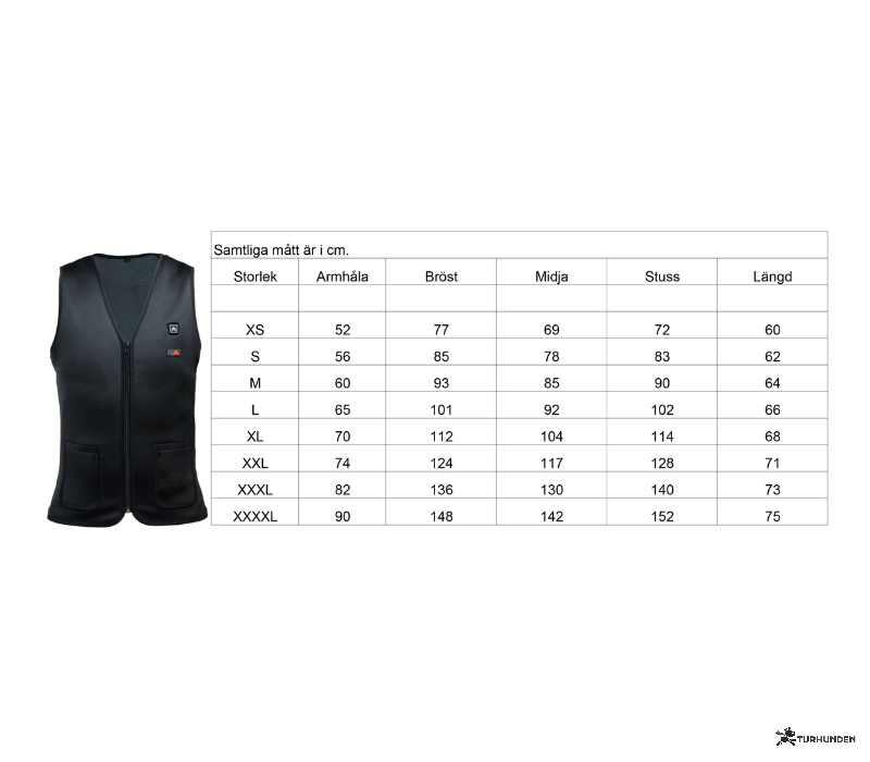 Avignon HEAT Tunn Varmevest 