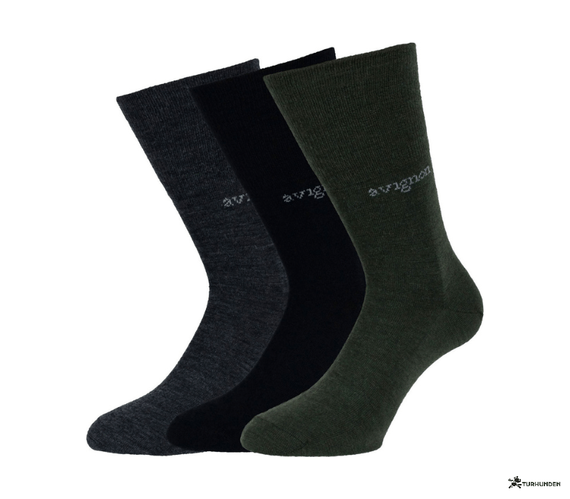 Avignon Liner uld strmper - 3-pack