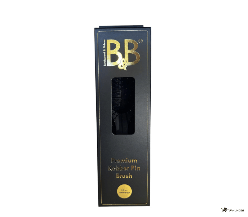 B&B Premium Kobber Pin Brush 3,3 cm