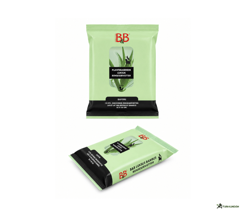 B&B Bambus Renseservietter Travel Pack � 12 stk.