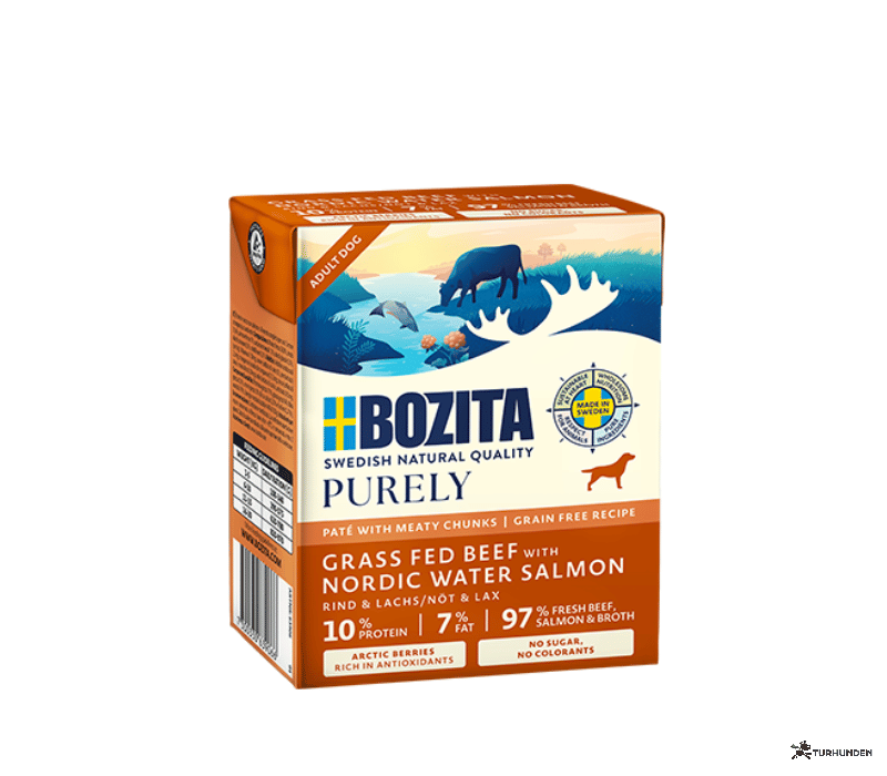 Bozita Dog Purely Pat� med Okse &amp; Laks