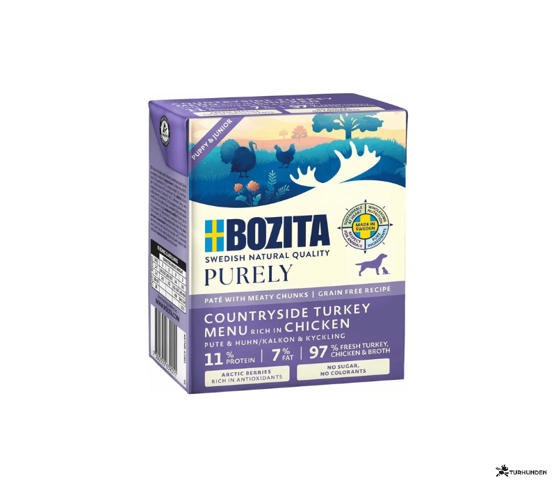 Bozita Purely Pat� Puppy &amp; Junior Turkey