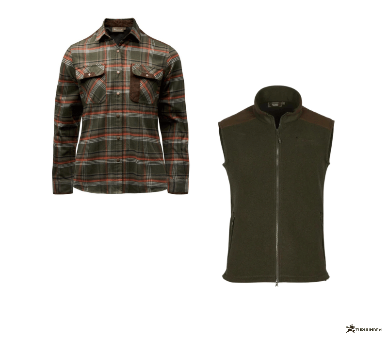 Pinewood s�t - Dame Skjorte &amp; Herre Vest