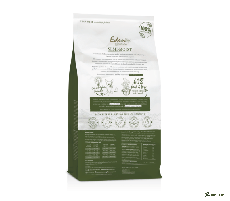 Eden Duck &amp; Tripe, Semimoist 