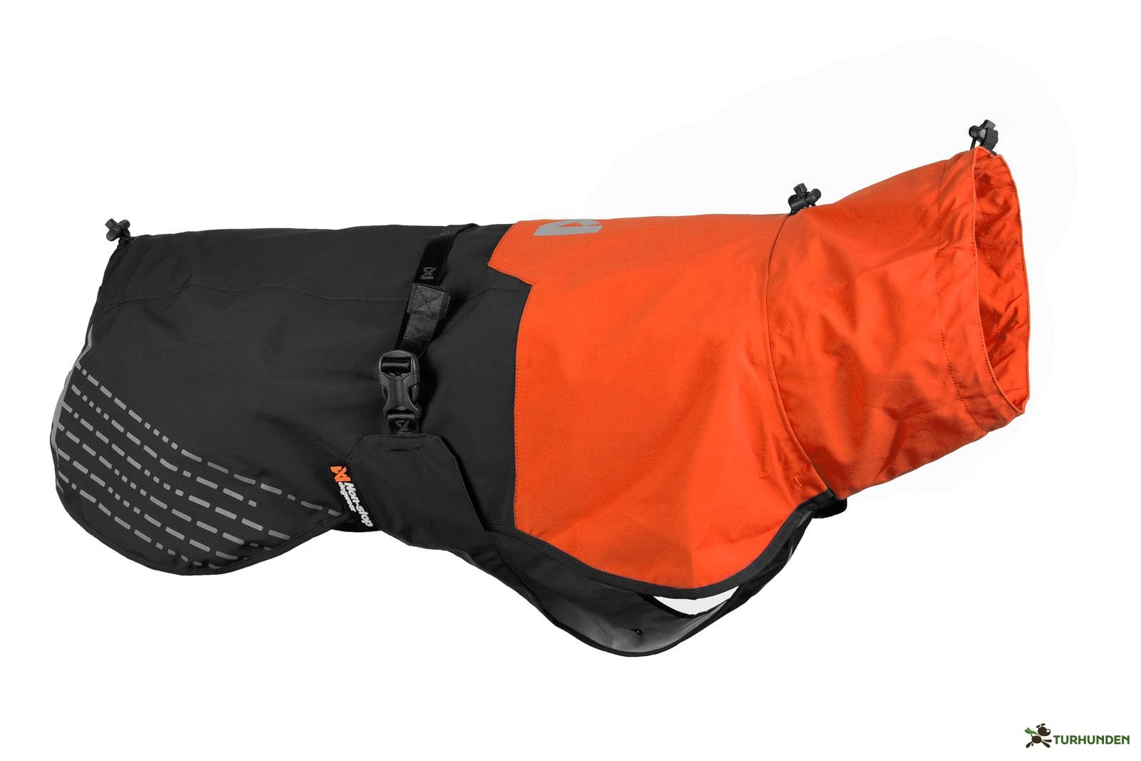 Non-stop dogwear Fjord Raincoat - Orange/Black