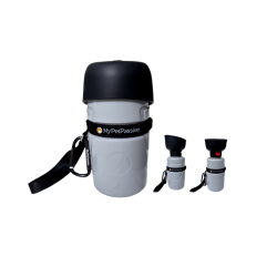 Vandflaske med foldbar drikkesk�l