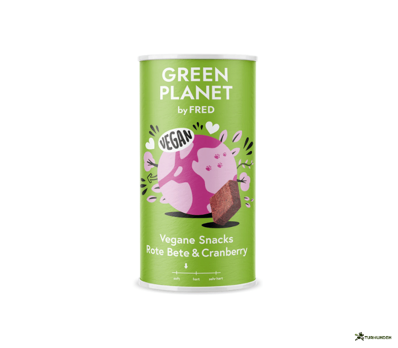 Fred - Semimoist Vegane Snacks m. Rdbede &amp; Tranebr