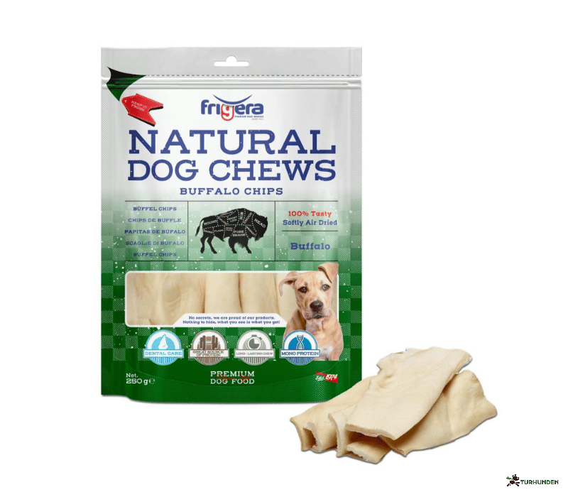 Frigera Natural Dog Chews - Bøffel Chips