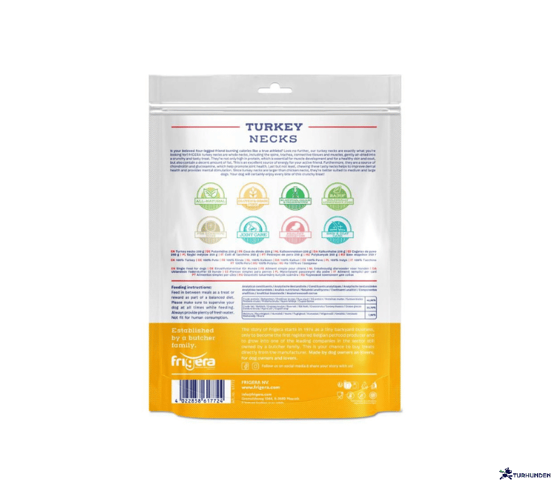 Frigera Natural Dog Chews - Kalkunhalse