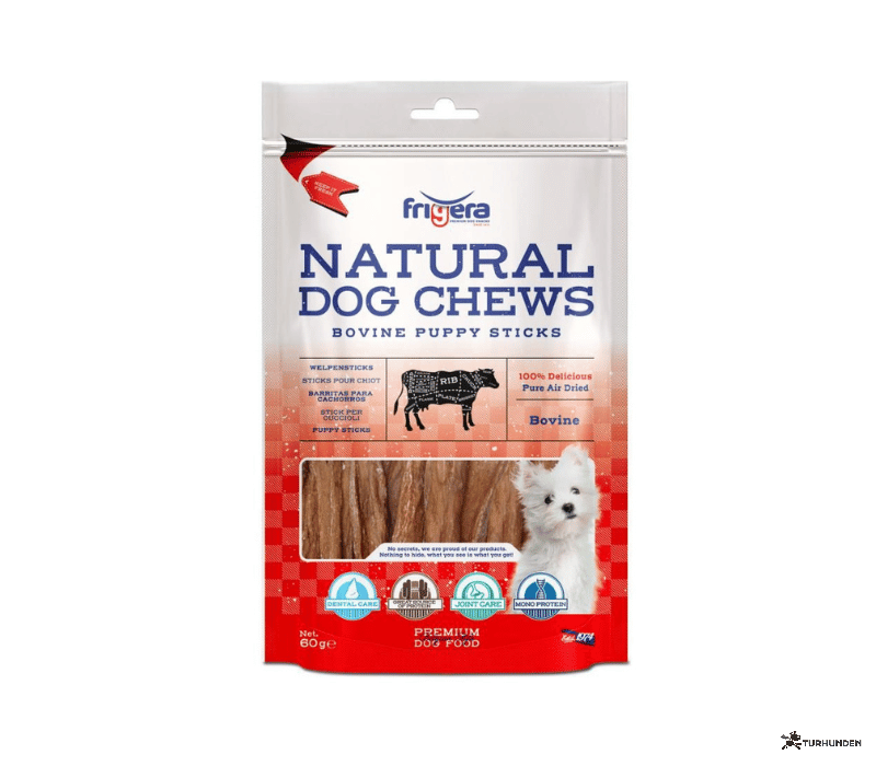 Frigera Natural Dog Chews - Okse Hvalpepinde