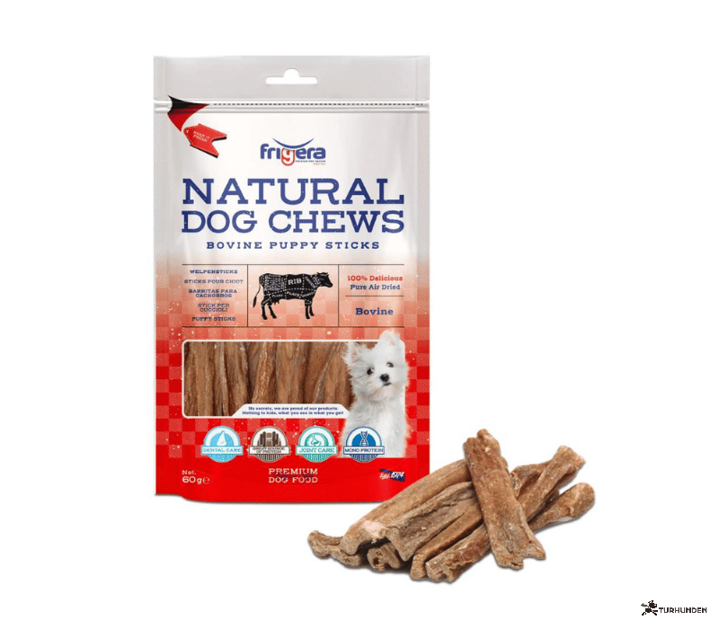 Frigera Natural Dog Chews - Okse Hvalpepinde