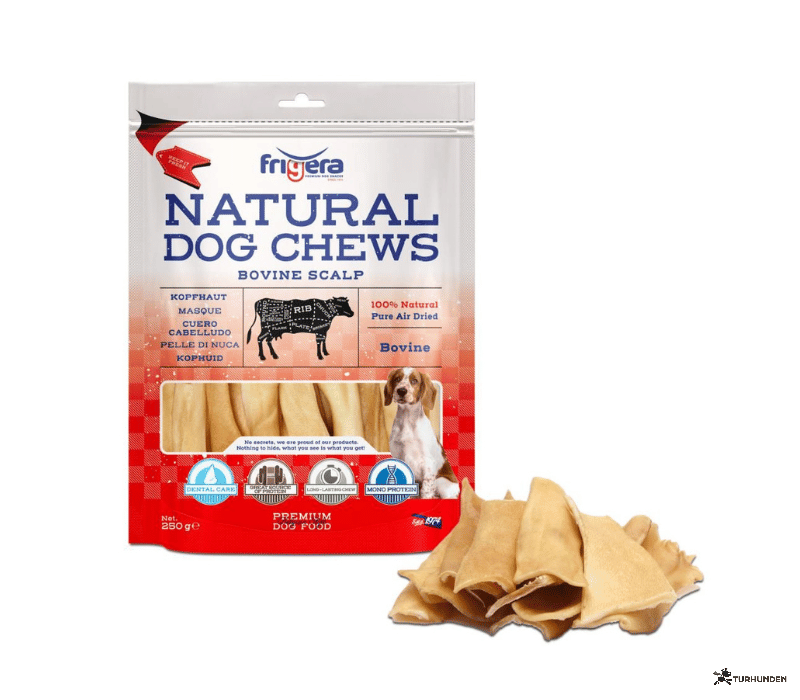 Frigera Natural Dog Chews - Okse pandelapper