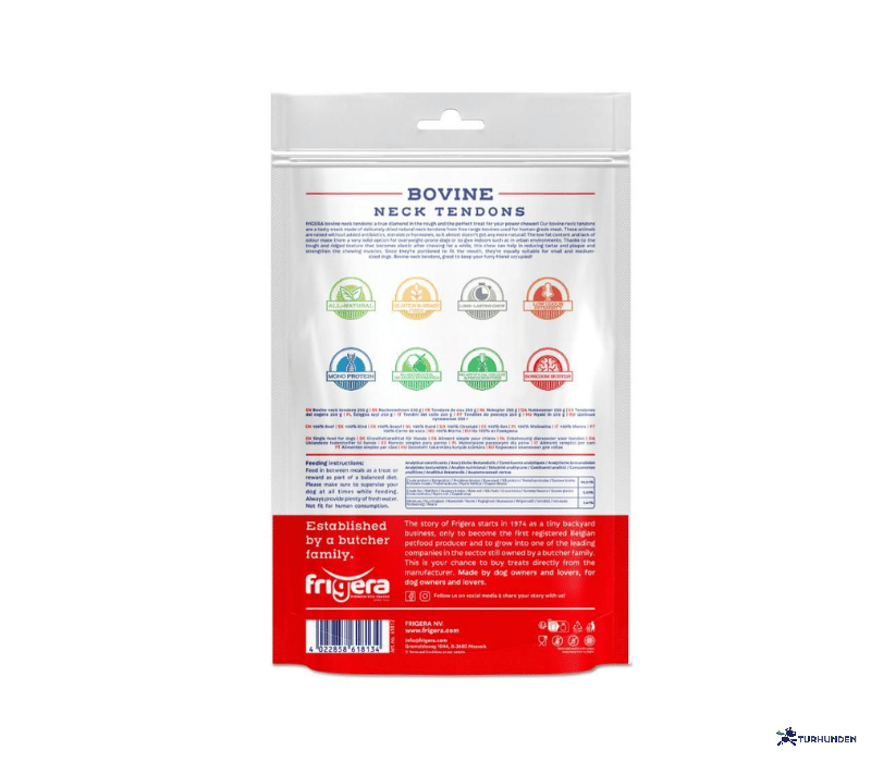 Frigera Natural Dog Chews - Oksehalssene