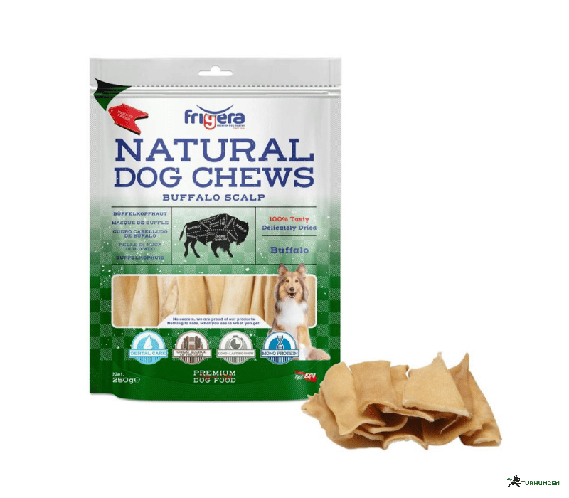 Frigera Natural Dog Chews - Bøffel Pandelapper