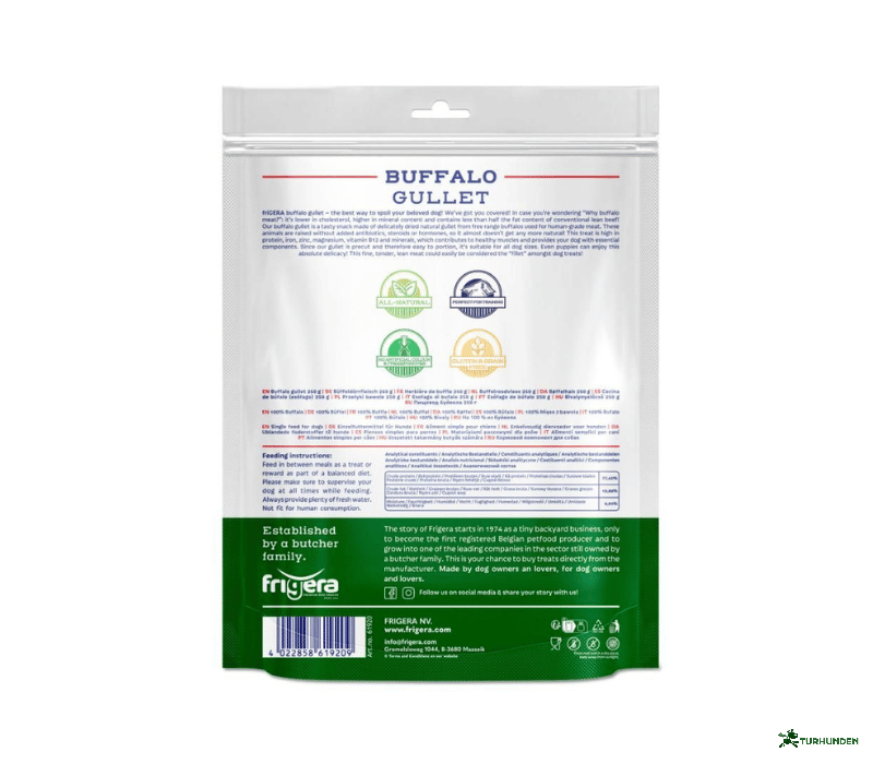 Frigera Natural Dog Chews - B�ffel Spiser�r