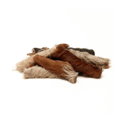 Frigera Natural Dog Chews � Oksehovedhud med pels