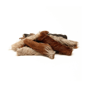 Frigera Natural Dog Chews � Oksehovedhud med pels