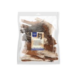 Frigera Natural Dog Chews � Oksehovedhud med pels