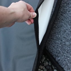 Canelana Uldmadras med vandtt bagside