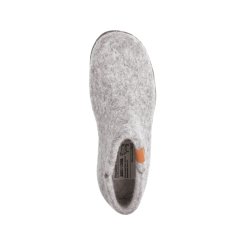 Green Comfort Wool Nepal � uldhjemmesko med gummis�l