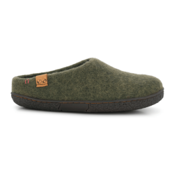 Green Comfort Wool Tibet � uldhjemmesko med gummis�l