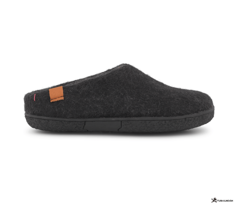 Green Comfort Wool Tibet � uldhjemmesko med gummis�l