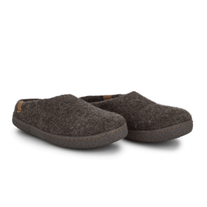 Green Comfort Wool Tibet � uldhjemmesko med gummis�l