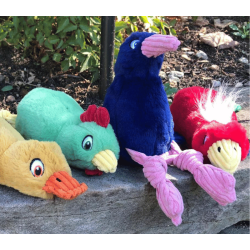 HuggleHounds Fuzzy Flock Knotties