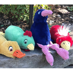 HuggleHounds Fuzzy Flock Knotties