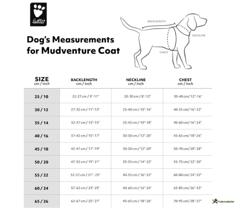 Hurtta Rainwear Mudventure Coat ECO