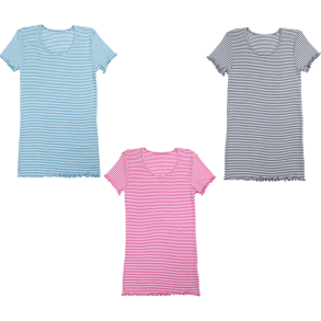 Joha Striber SS25 - Bluse med korte rmer