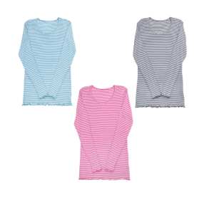 Joha Striber SS25 - Bluse med lange rmer
