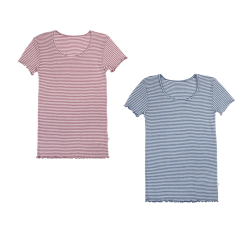 Joha Striber Kort�rmet bluse SS2026