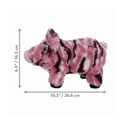 KONG Low Stuff Stripes Pig