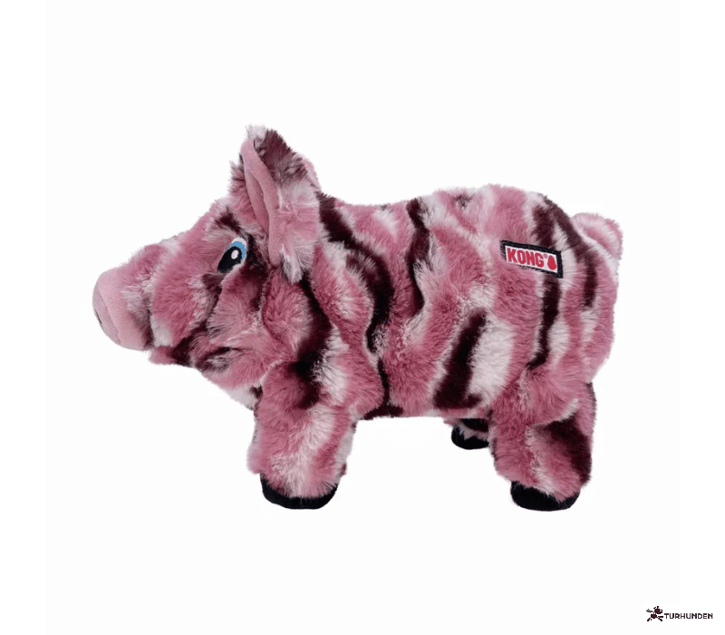 KONG Low Stuff Stripes Pig