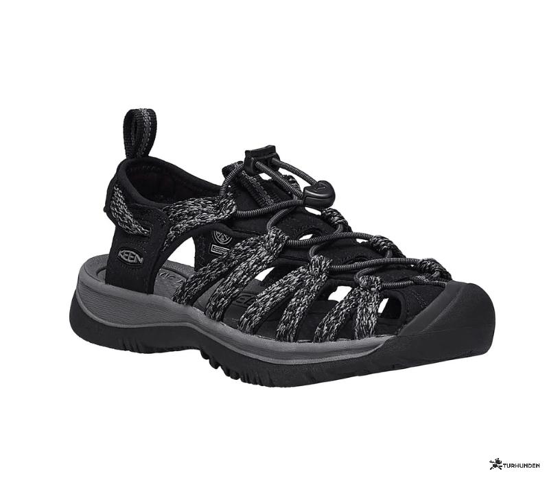 Keen Whisper - Black/Steel Grey - Damesandal