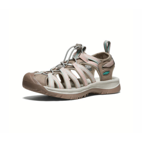 Keen Whisper Dame sandal / Taupe/Coral