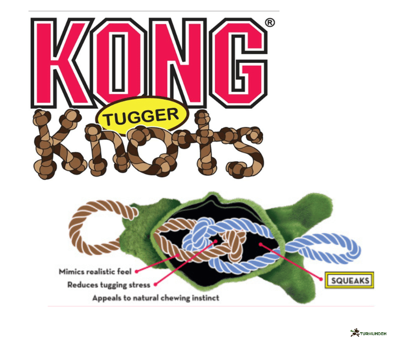 Kong tugger knots frog best sale