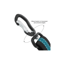 Kurgo strop til bilens selels m swivel