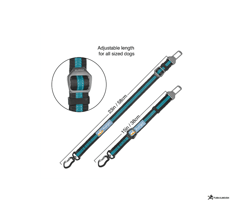 Kurgo strop til bilens selels m swivel