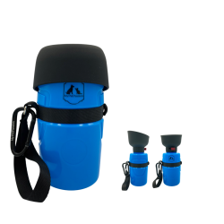 Vandflaske med foldbar drikkesk�l