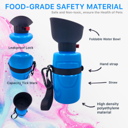 Vandflaske med foldbar drikkesk�l