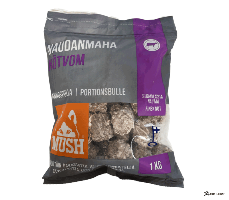 Mush Oksekallun 1 kg - Kun i butikken