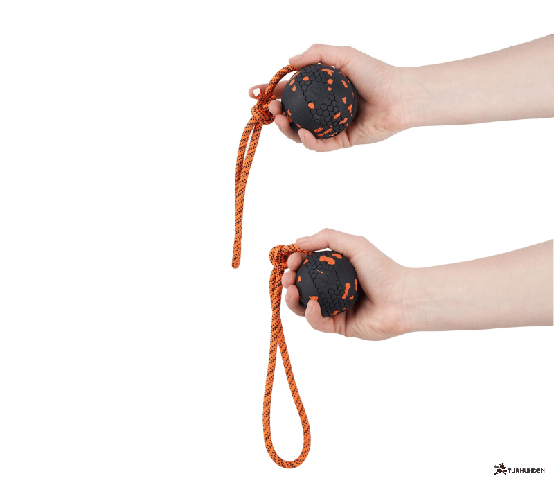 Non-stop dogwear Dog ball on rope