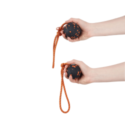 Non-stop dogwear Dog ball on rope